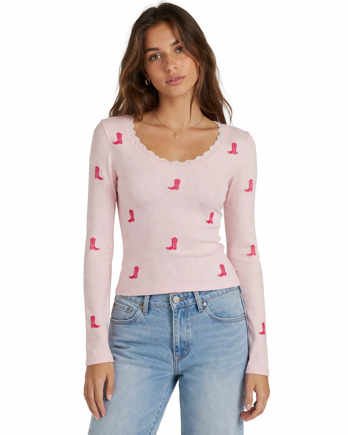 Anna Pink Top